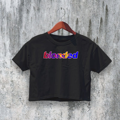 Frank Ocean Logo Crop Top Blonded Crop Tee Blonde Shirt R&B Woman Merch