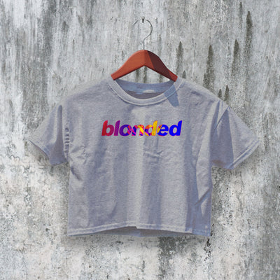 Frank Ocean Logo Crop Top Blonded Crop Tee Blonde Shirt R&B Woman Merch