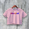 Frank Ocean Logo Crop Top Blonded Crop Tee Blonde Shirt R&B Woman Merch