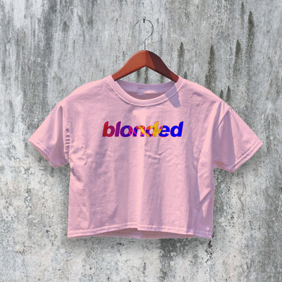 Frank Ocean Logo Crop Top Blonded Crop Tee Blonde Shirt R&B Woman Merch