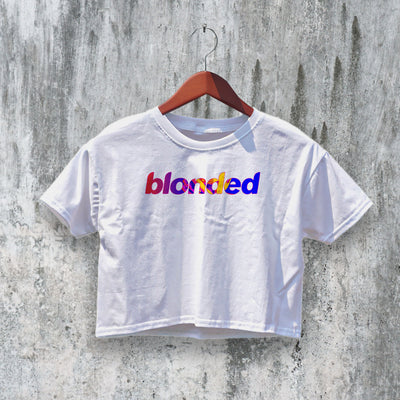 Frank Ocean Logo Crop Top Blonded Crop Tee Blonde Shirt R&B Woman Merch