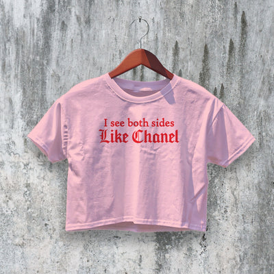 Frank Ocean Crop Top Chanel Crop Tee Like Chanel Shirt Woman Music Merch