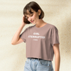 Girl Interrupted Crop Top | Logo Aesthetic Shirt | 1999 Movie Graphic Tee