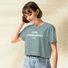 Girl Interrupted Crop Top | Logo Aesthetic Shirt | 1999 Movie Graphic Tee