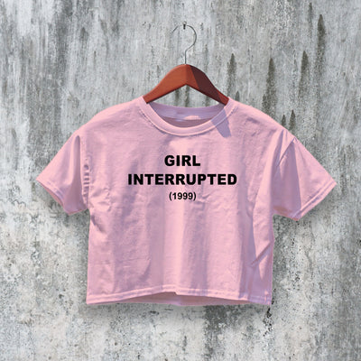 Girl Interrupted 1999 Crop Top Girl Interrupted Crop Tee 90s Movie Shirt