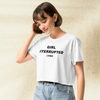 Girl Interrupted Crop Top | Logo Aesthetic Shirt | 1999 Movie Graphic Tee