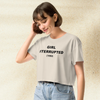 Girl Interrupted Crop Top | Logo Aesthetic Shirt | 1999 Movie Graphic Tee
