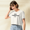 Girl Interrupted Crop Top | Logo Aesthetic Shirt | 1999 Movie Graphic Tee