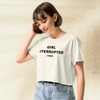 Girl Interrupted Crop Top | Logo Aesthetic Shirt | 1999 Movie Graphic Tee