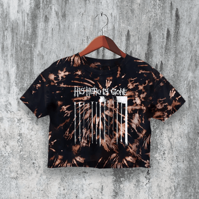 His Hero Is Gone Crop Top The Plot Sickens Crop Tee Crust Punk Shirt