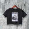 His Hero Is Gone Crop Top Haldol Fifteen Covnts of Arson Crop Tee Haloperidol Shirt
