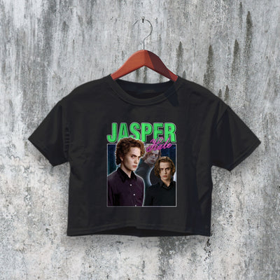Twilight Crop Top Jasper Hale Crop Tee Vampire Movie Shirt Twilight Saga - bestshirtz#
