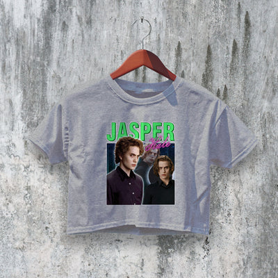 Twilight Crop Top Jasper Hale Crop Tee Vampire Movie Shirt Twilight Saga - bestshirtz#