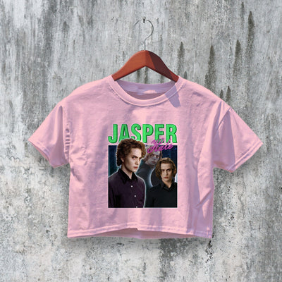 Twilight Crop Top Jasper Hale Crop Tee Vampire Movie Shirt Twilight Saga - bestshirtz#