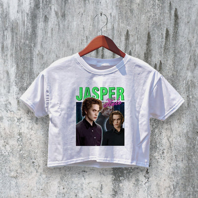 Twilight Crop Top Jasper Hale Crop Tee Vampire Movie Shirt Twilight Saga - bestshirtz#