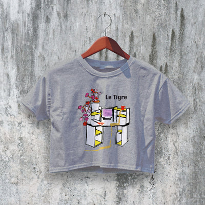 Le Tigre Crop Top From the Desk of Mr. Lady Crop Tee Album Riot Grrrl Shirt - bestshirtz