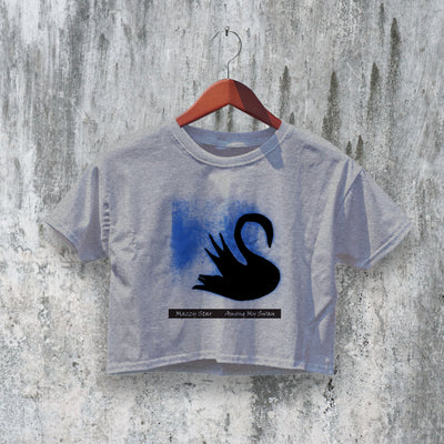 Mazzy Star Crop Top Among My Swan Crop Tee Hope Sandoval Rock Shirt