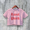 Mean Girls Crop Top Royal Punk Crop Tee Regina George Shirt Girly Merch