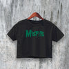 Misfits Logo Crop Top Punk Rock Crop Tee Misfits Shirt Band Tee