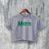 Misfits Logo Crop Top Punk Rock Crop Tee Misfits Shirt Band Tee