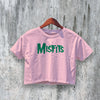 Misfits Logo Crop Top Punk Rock Crop Tee Misfits Shirt Band Tee