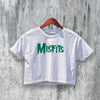 Misfits Logo Crop Top Punk Rock Crop Tee Misfits Shirt Band Tee