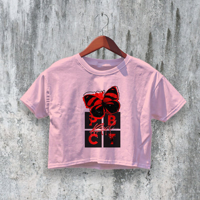 Playboi Carti Crop Top Whole Lotta Red Crop Tee Rapper Album Art Shirt