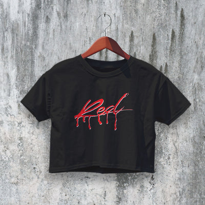 Playboi Carti Crop Top Whole Lotta Red Crop Tee Rap Red Album Shirt