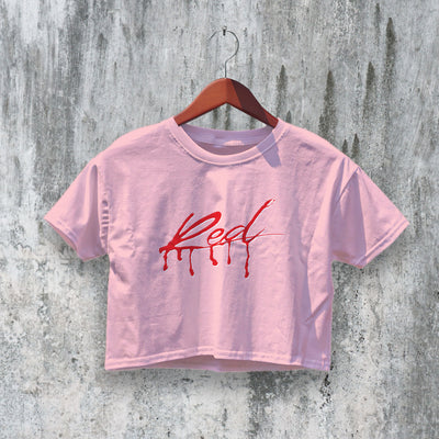 Playboi Carti Crop Top Whole Lotta Red Crop Tee Rap Red Album Shirt