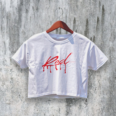 Playboi Carti Crop Top Whole Lotta Red Crop Tee Rap Red Album Shirt