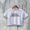 Quentin Tarantino Crop Top Written And Directed By Crop Tee Movie Shirt