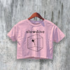 Slowdive Crop Top Star Roving Crop Tee Slowdive Shoegaze Shirt Music Merch