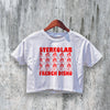 Stereolab Crop Top French Disco Crop Tee Vintage Logo Shirt Band Music - bestshirtz#