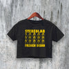 Stereolab Crop Top French Disco Crop Tee Retro Aesthetic Shirt Band Tour - bestshirtz#