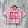 Stereolab Crop Top French Disco Crop Tee Retro Aesthetic Shirt Band Tour - bestshirtz#