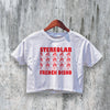 Stereolab Crop Top French Disco Crop Tee Retro Aesthetic Shirt Band Tour