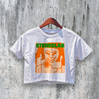 Stereolab Crop Top Refried Ectoplasm Crop Tee Band Album Art Shirt - bestshirtz#