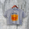 Sublime Crop Top 40oz to Freedom Crop Tee Tour Rock Band Fan Shirt