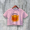 Sublime Crop Top 40oz to Freedom Crop Tee Tour Rock Band Fan Shirt