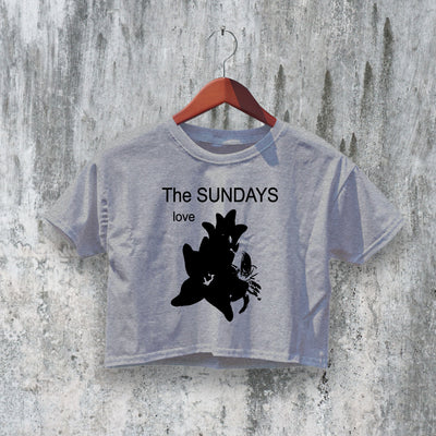 The Sundays Crop Top Love Crop Tee Blind Shirt Retro Band Merch - bestshirtz#