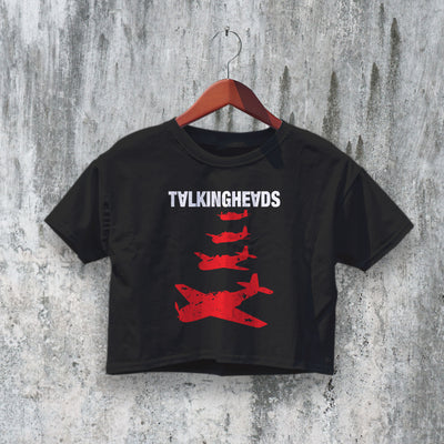 Talking Heads Crop Top Remain In Light Planes Crop Tee Band Shirt