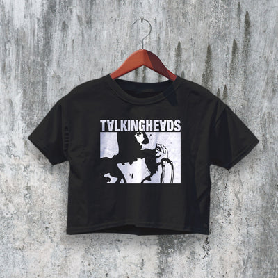 Talking Heads Crop Top Stop Making Sense Crop Tee Album Art Band Shirt