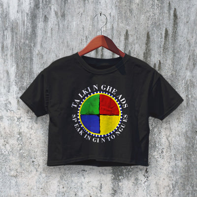 Talking Heads Crop Top Speaking in Tongues Crop Tee Rock Shirt Band Music