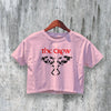 The Crow Crop Top 90s Movie Crop Tee Vintage Gothic Women's Shirt - bestshirtz