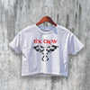 The Crow Crop Top 90s Movie Crop Tee Vintage Gothic Women's Shirt - bestshirtz