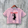 The Crow Crop Top Brandon Lee Crop Tee Vintage Movie Gothic Shirt - bestshirtz