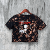 The Crow Crop Top Gohic Crop Tee Brandon Lee Shirt Horror Movie Merch - bestshirtz