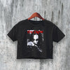 The Crow Crop Top Gohic Crop Tee Brandon Lee Shirt Horror Movie Merch - bestshirtz