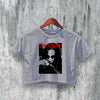 The Crow Crop Top Gohic Crop Tee Brandon Lee Shirt Horror Movie Merch - bestshirtz