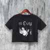 The Cure Crop Top Robert Smith Crop Tee 80s Band Goth Shirt Music Concert